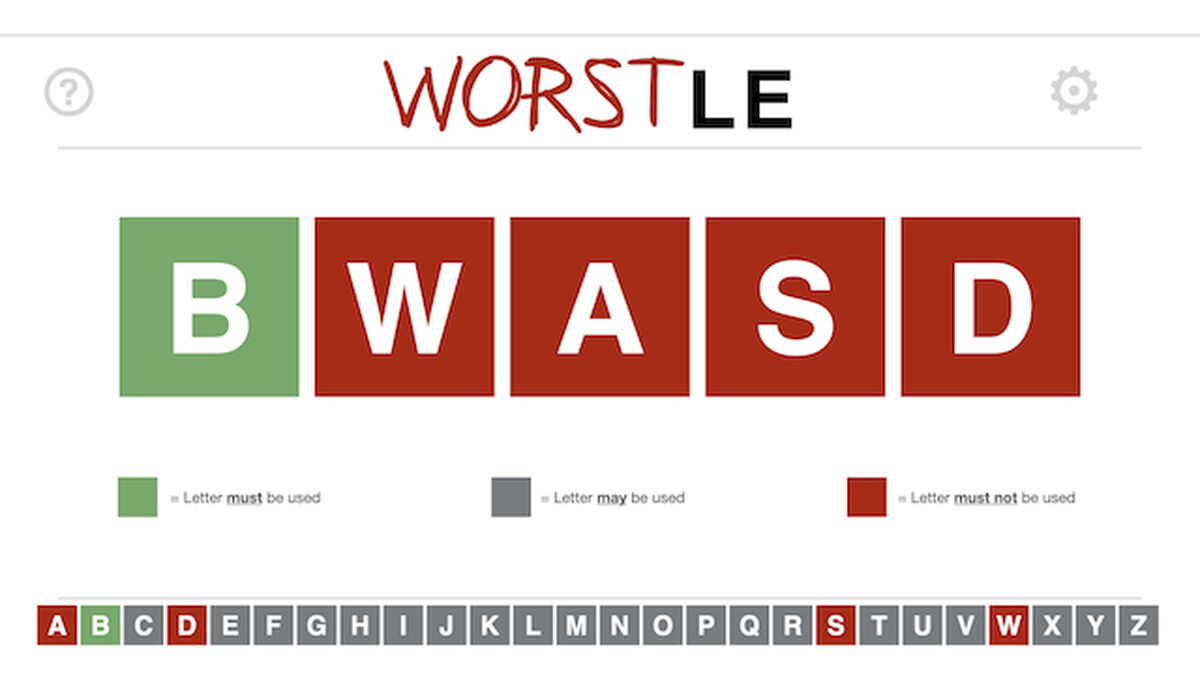 WORSTLE image number null